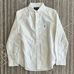 Polo Ralph Lauren White Button-Down Shirt